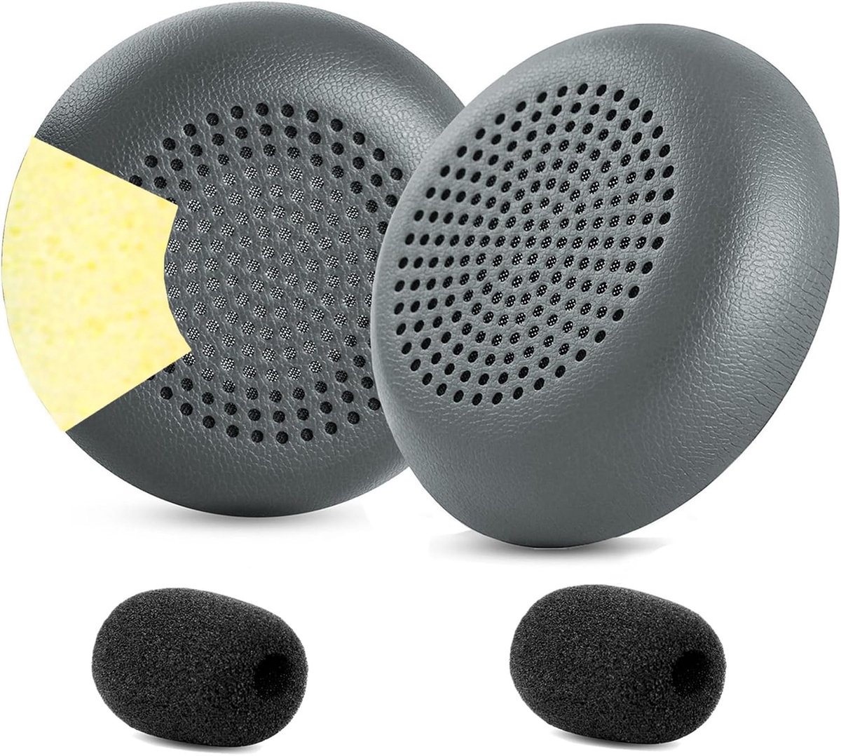 Zone Wired Ear Pads Replacement Compatible with Logitech Zone Wired On-Ear Headphones (Not Suitable for Zone - ShopVlot
