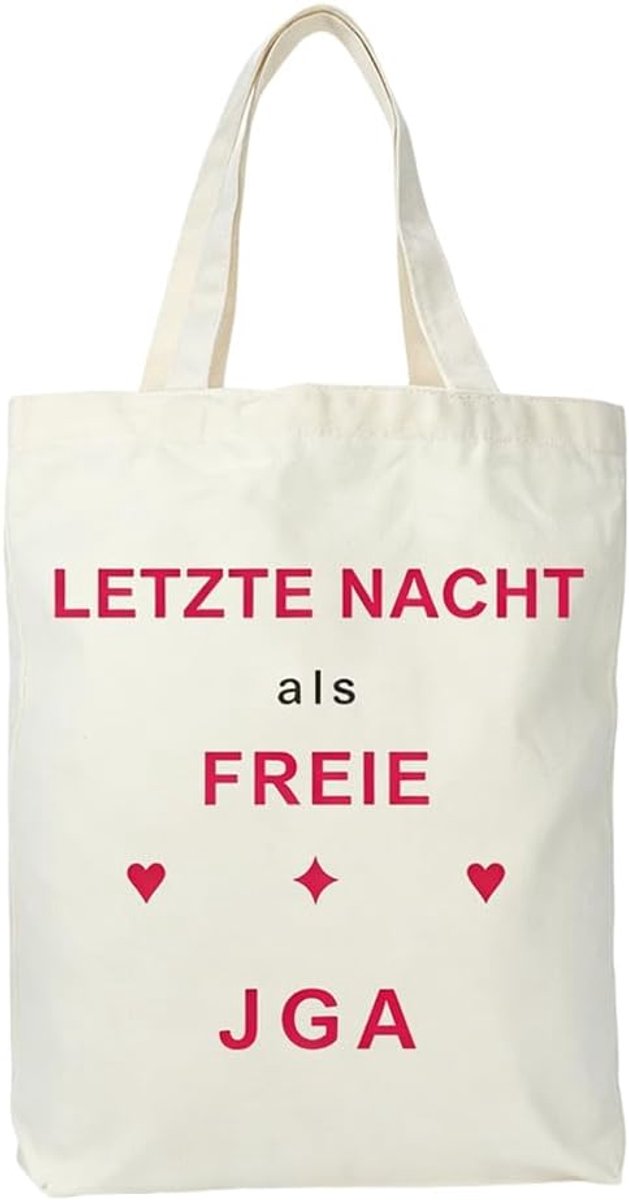 Stoffen tas met trekkoord, katoen, beige, 45 x 34 cm, minimalistisch, uniseks, voor vrijgezellenfeest en - ShopVlot