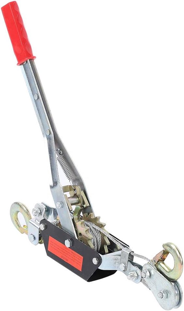 2T Hand Winch with Hand Operated Winch, Cable Puller 2 m – Heavy-Duty Cable Tensioner with Ratchet Mechanism for Boat - ShopVlot