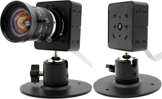 KKSB SBC Camera Case with 360 Degree Rotation Holder - Compatible with Raspberry Pi HQ Camera, Camera Module 2 & 3 and - ShopVlot