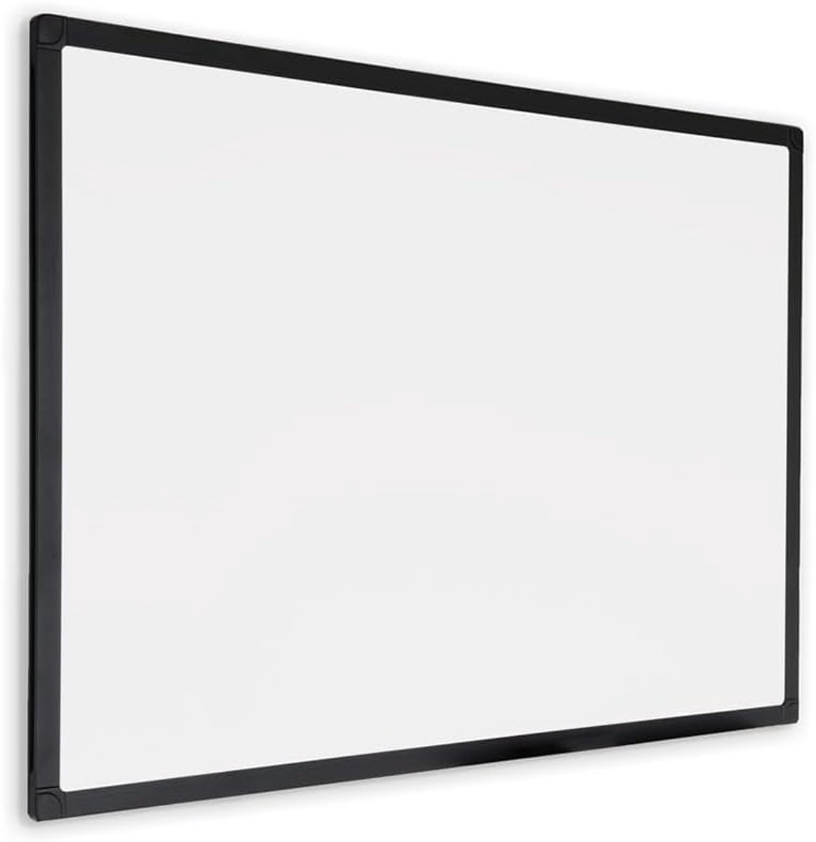 IVOL Whiteboard enamel surface, black frame (60 x 120 cm) - ShopVlot