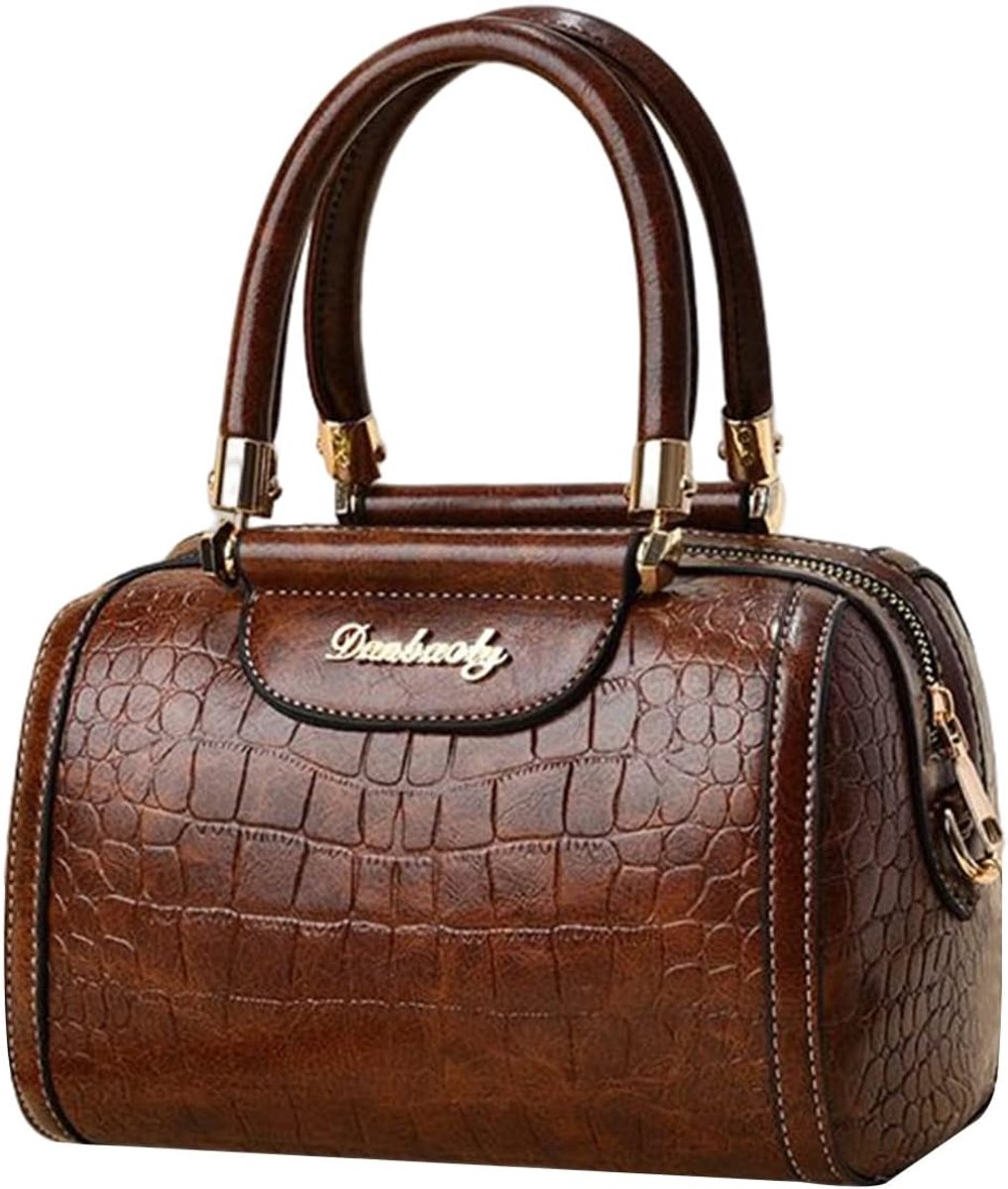 Schoudertas dames - PU leer - krokodillenhandvat - stijlvolle crossbody tas - ShopVlot