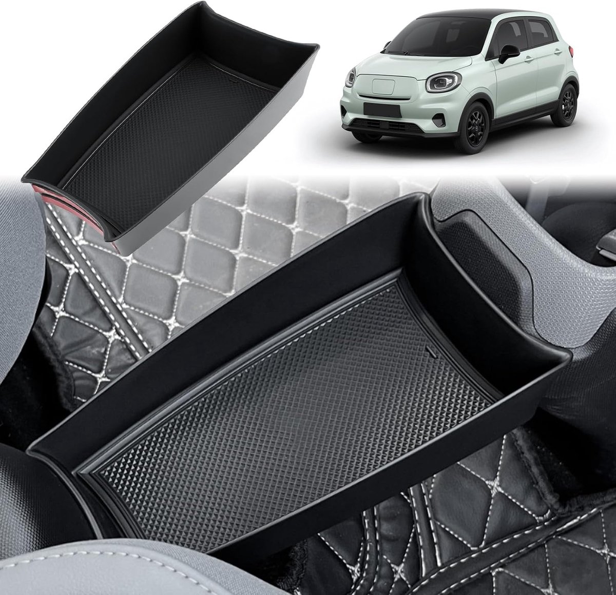 Center Console Organiser - Opbergvak voor Leap Motor T03 2024-2027 - Ruimtebesparend - Houd alles binnen handbereik - ShopVlot