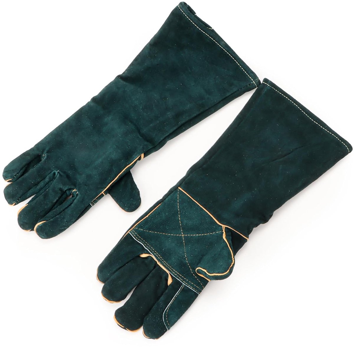 Bijtvaste handschoenen 40 cm - snijbestendig - bescherming tot elleboog - ideaal voor lassen en dierenverzorging - ShopVlot