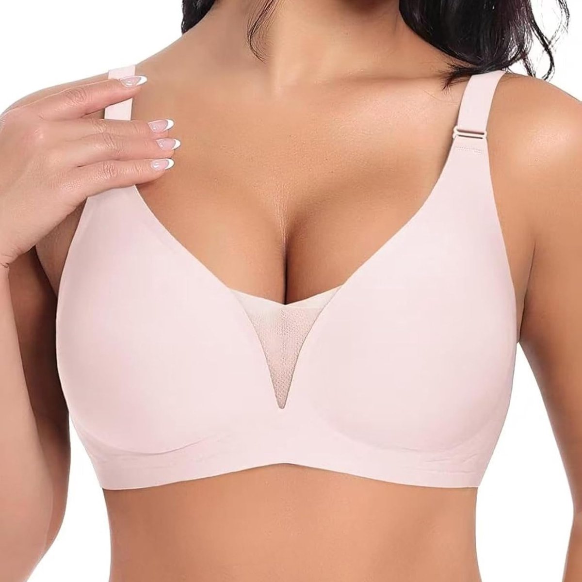 Ondersteunde bh - Push-up - Naadloos - Diepe V-hals voor een onzichtbare look - ShopVlot