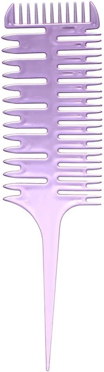Professionele Hoogtepuntkam met 3 Delen voor Haarverf en Weeftechnieken, Ideaal voor Salongebruik en Thuisgebruik