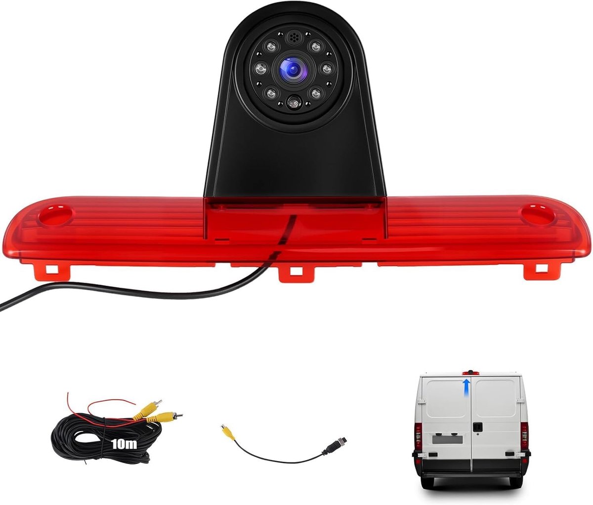 Achteruitrijcamera HD - IP67 Waterdicht - Geschikt voor Fiat Ducato en Peugeot Boxer 2006-2018 - ShopVlot