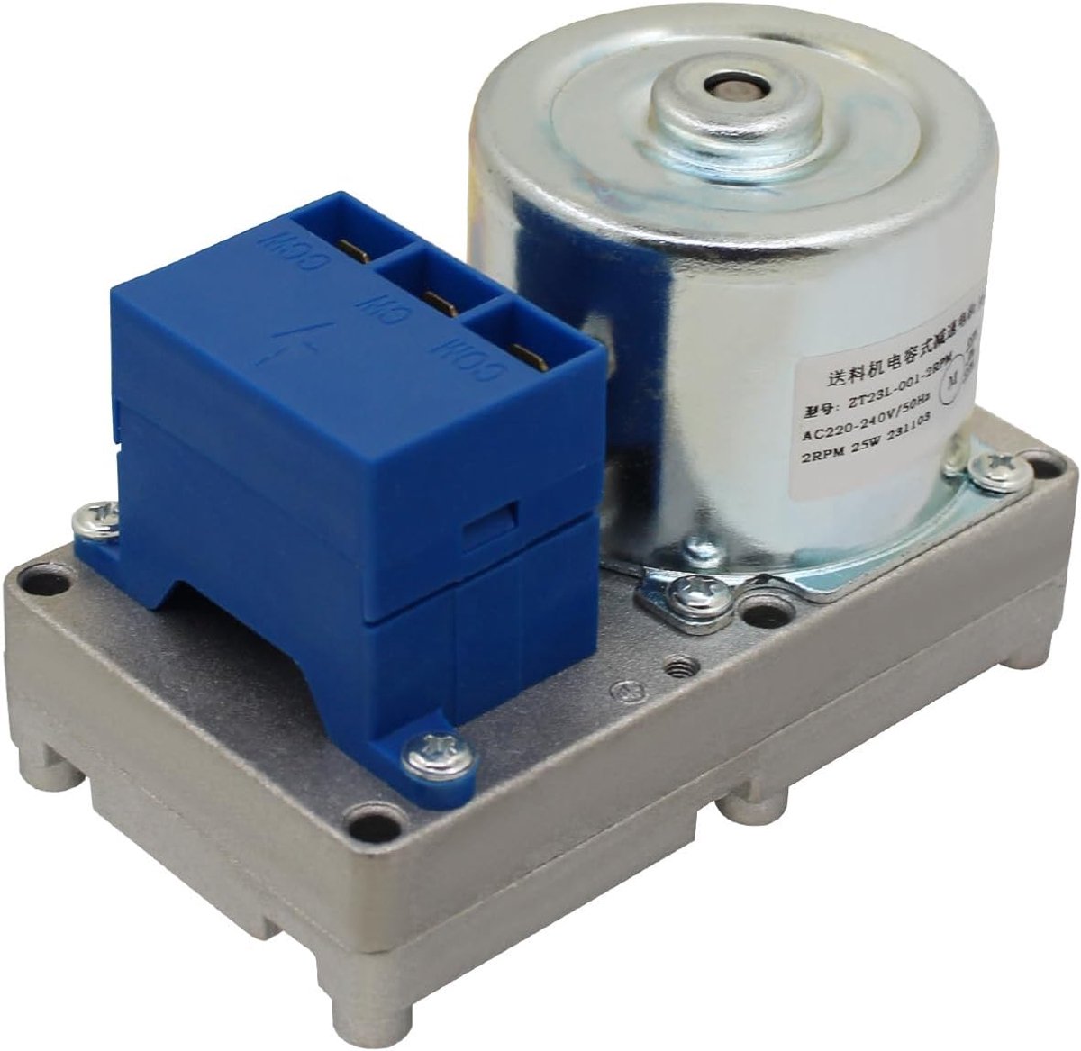 Auger motor 230V - gearmotor - 2-3 RPM - ideaal voor pellettransport - ShopVlot