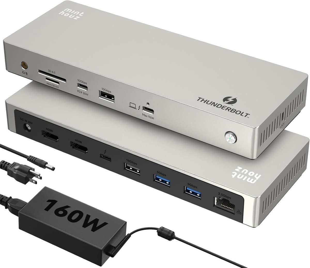 Docking Station - USB-C - 4 poorten - Verbind eenvoudig meerdere apparaten - ShopVlot