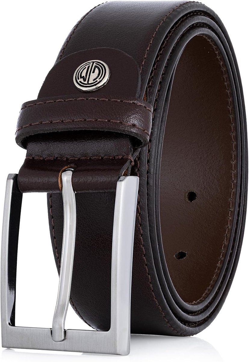 Herenriem XL 140 - Runderleer - Donkerbruin - Stijlvolle aanvulling voor elke outfit - ShopVlot