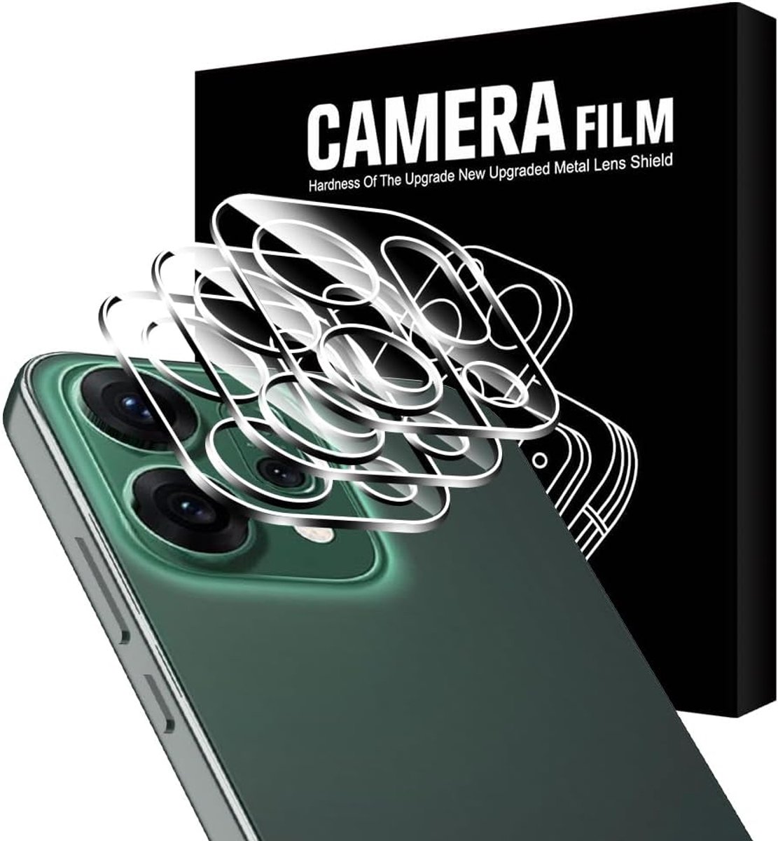 Camera lens protector OPPO Reno 14 - 3 stuks - volledige dekking - gehard glas - optimale bescherming - ShopVlot