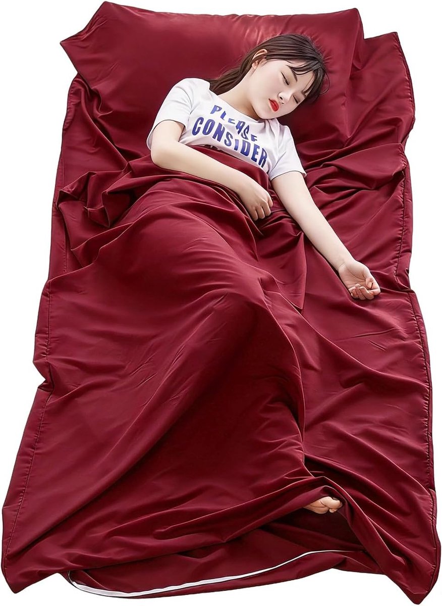 Slaapzak 2-in-1 - Ultra-dun en ultralicht - Ideaal voor backpacken - Comfortabel en duurzaam - ShopVlot