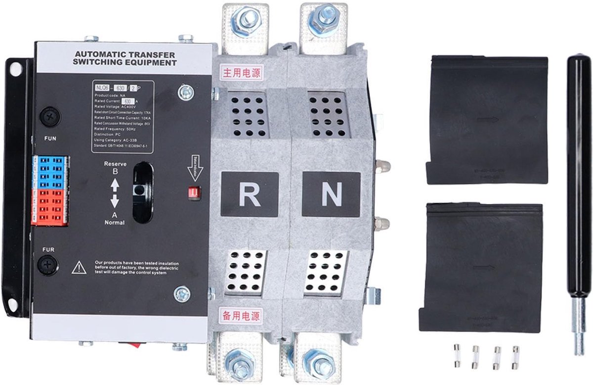 Solidchoice - Automatische Overdrachtsschakelaar 630A, Dubbel