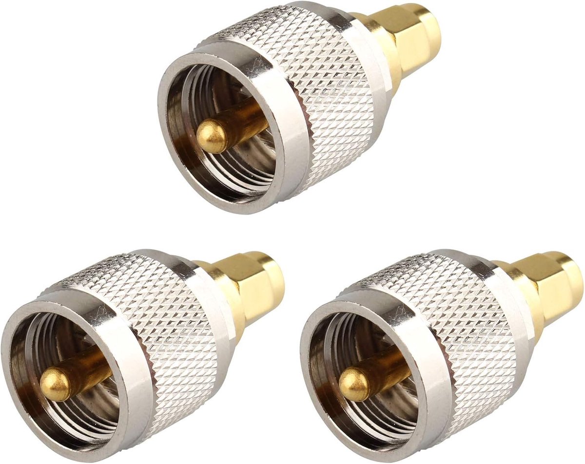 RF Coaxiale Connector CB Radio Adapter - SMA Male naar UHF Male - Hoogwaardige kwaliteit - Voor CB antenne en radio - ShopVlot