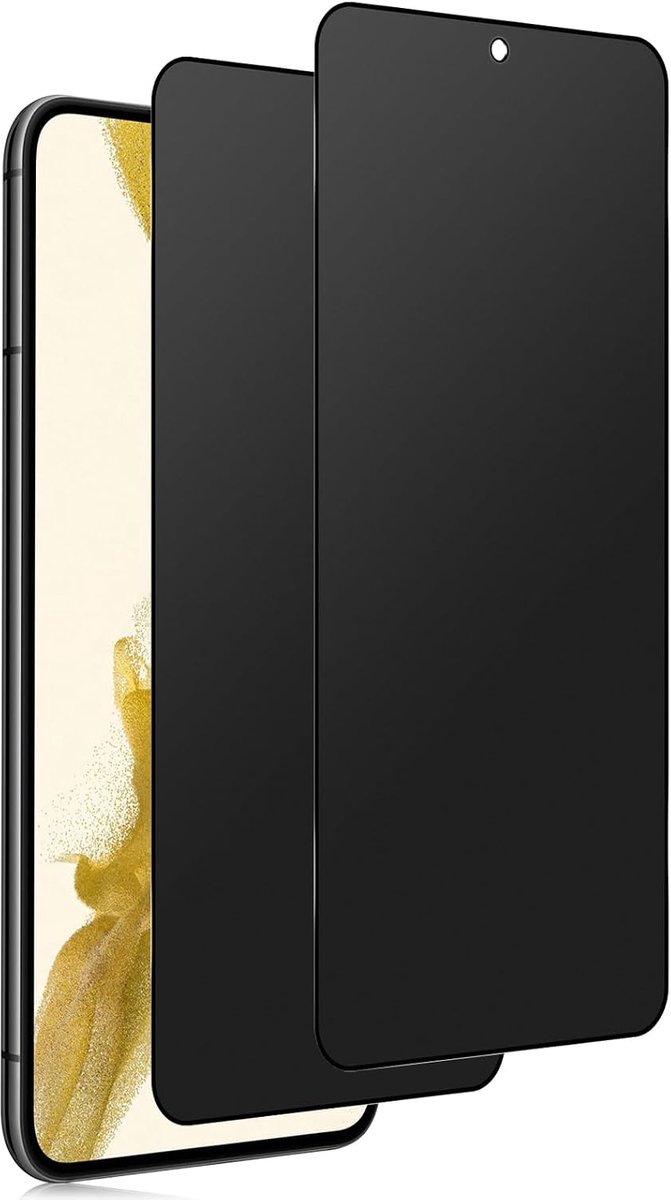 Privacy displaybeschermfolie voor Samsung Galaxy S23/S22 5G - matte inkijkbescherming - 9H hardheid - ShopVlot
