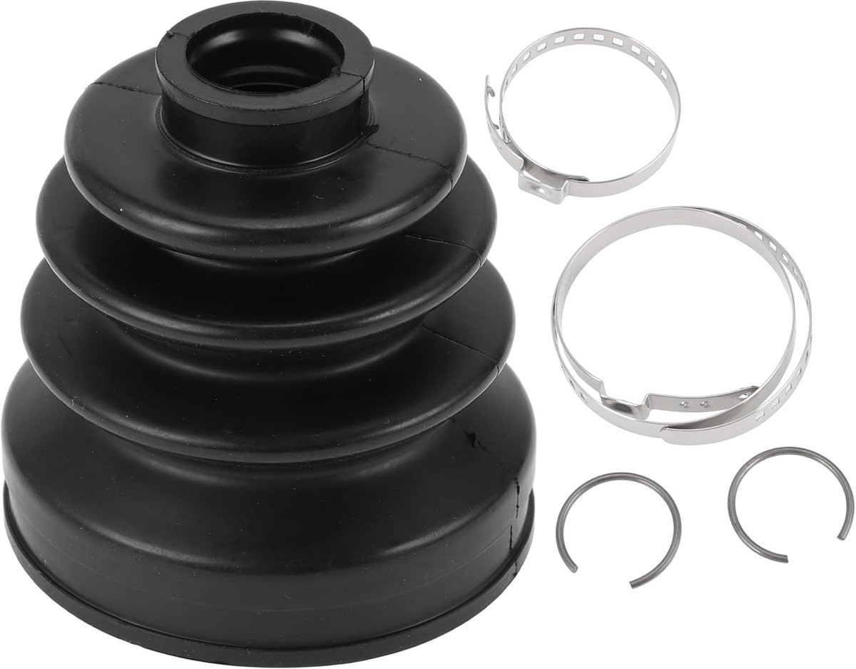 CV-scharniermanchetkit Honda Crosstour 2012 - zwart rubber - met klemmen - voor onderhoud - ShopVlot