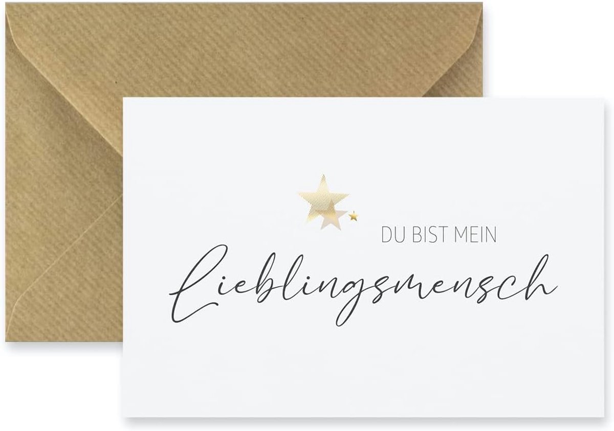 Vouwkaart 10,5 x 14,8 cm - Premium papier - Stijlvol ontwerp - Perfect voor vriendschap - ShopVlot