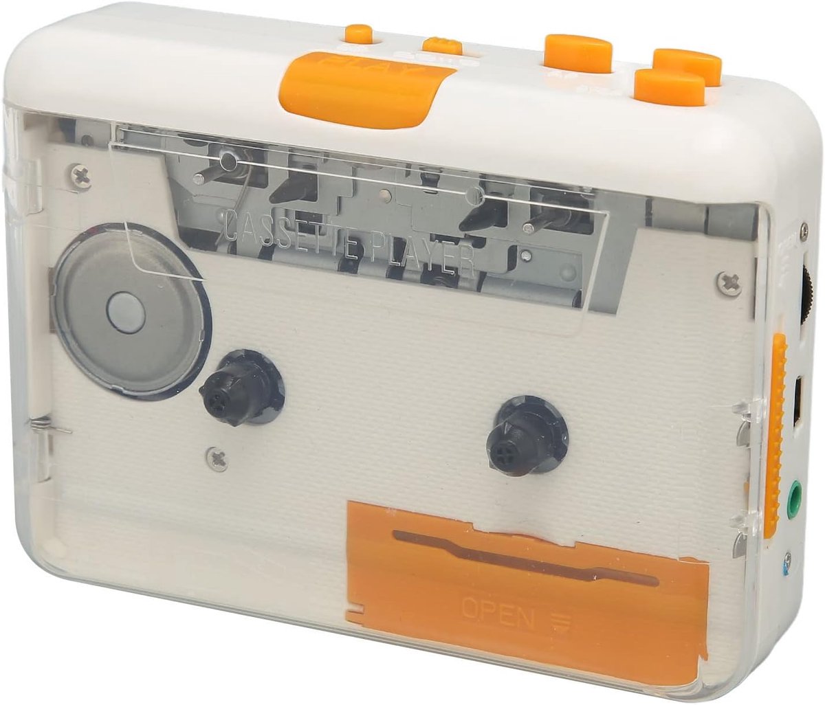 Draagbare cassette speler - cassette naar MP3 converter - compact en draagbaar - ideaal voor mixtapes - ShopVlot