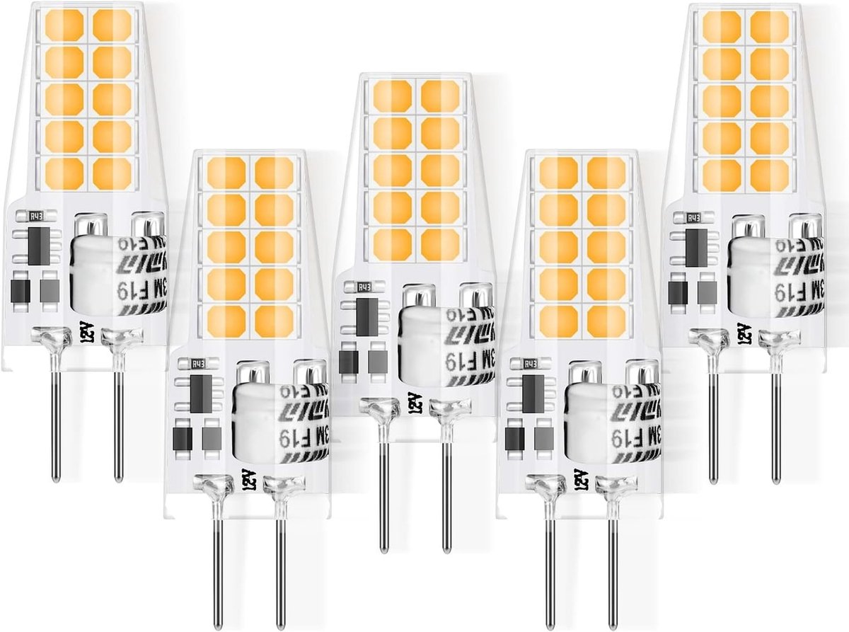 LED-lampen - Warmwit - 3 W - Verlichting met G4-aansluiting - Set van 5 stuks