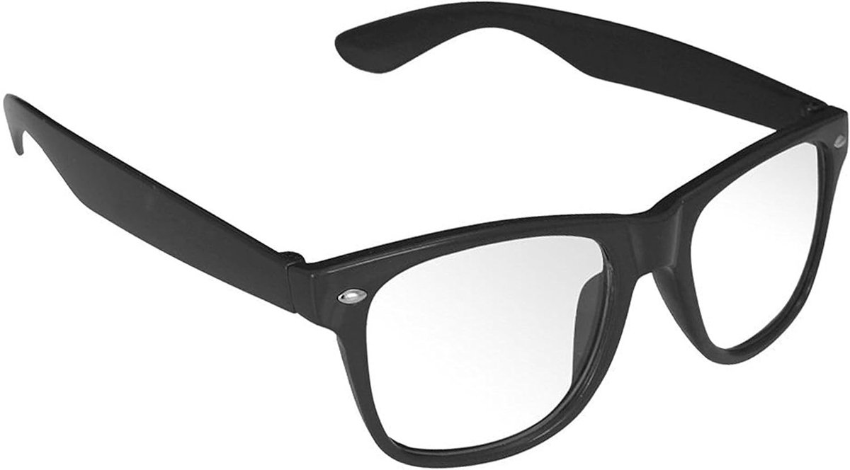 Glasses without glass, black, one size - ShopVlot