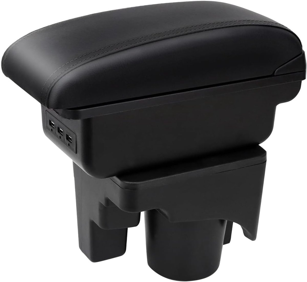 Car Armrest For Golf 6 Mk6 2008-2013 Jetta Mk5 2006-2011 Vento Wagon 2009 2010 Double Layer Console Center Large - ShopVlot