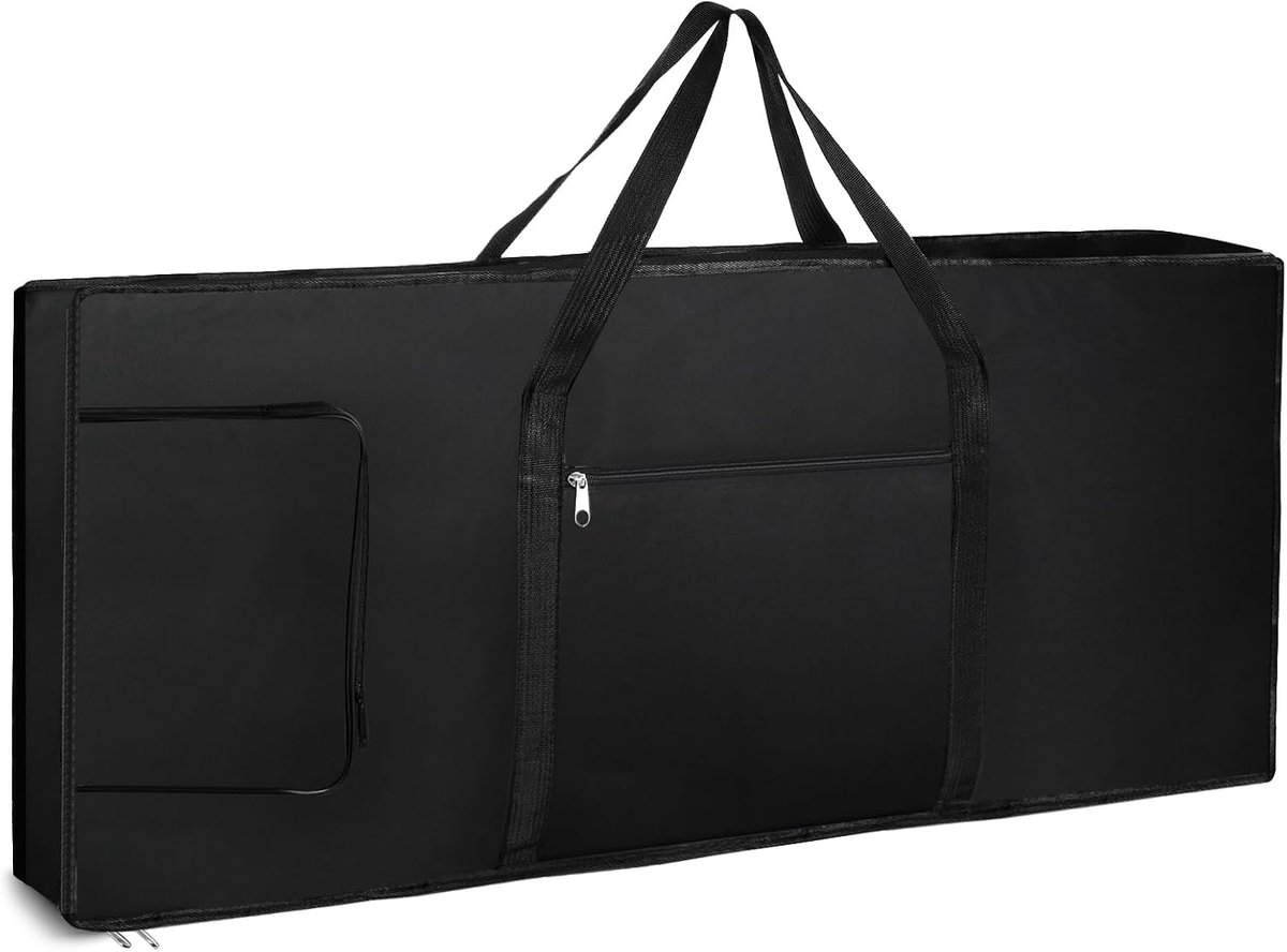 Lawei 61-note Keyboard Gig Bag Piano Case Padded with 6mm Cotton - 100 x 40 x 15cm (61 Note Keyboard) - ShopVlot