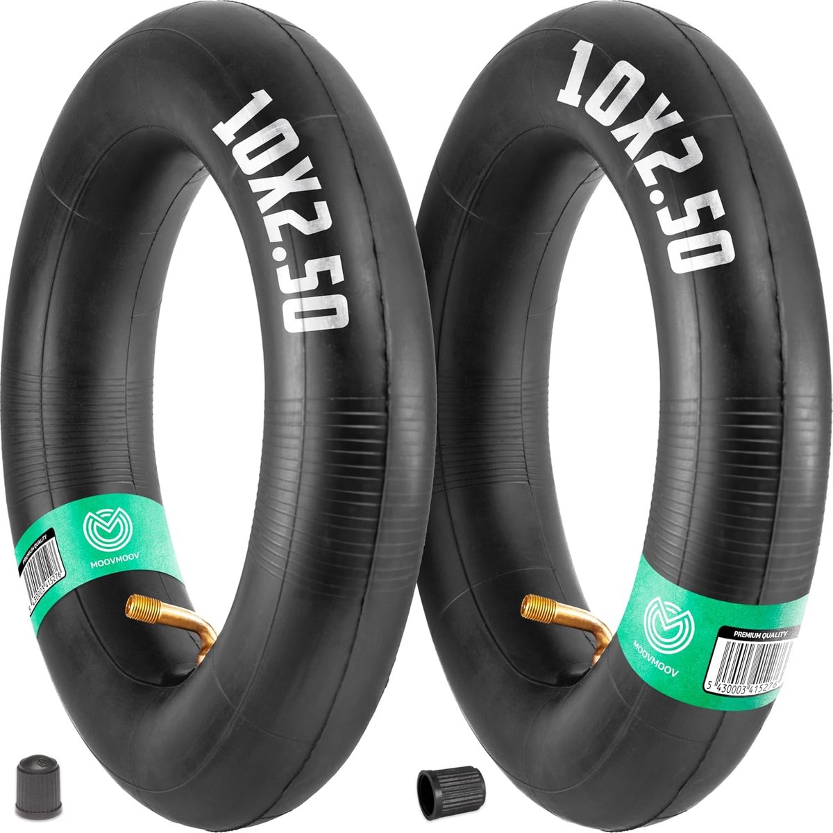 MOOVMOOV - Inner tube 10x2.50 inch with 90/90 elbow valve for electric scooter 10 inch inner tube compatible with - ShopVlot