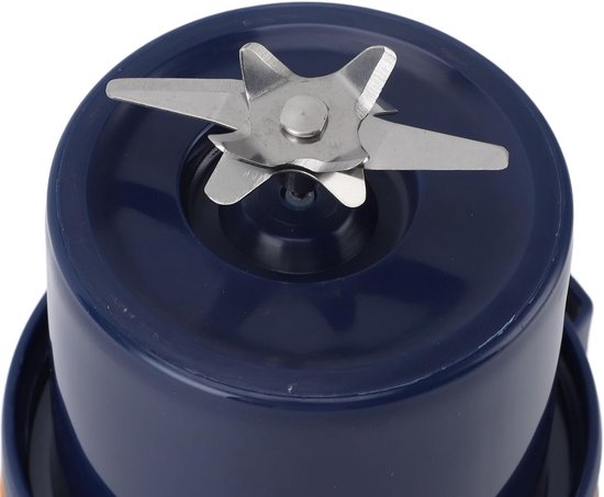 Portable Blenders Handheld Fruit Mixer USB Rechargeable Personal Blender Juicer Cup Leakproof Powerful Mixing (Blue) - ShopVlot — afbeelding 2