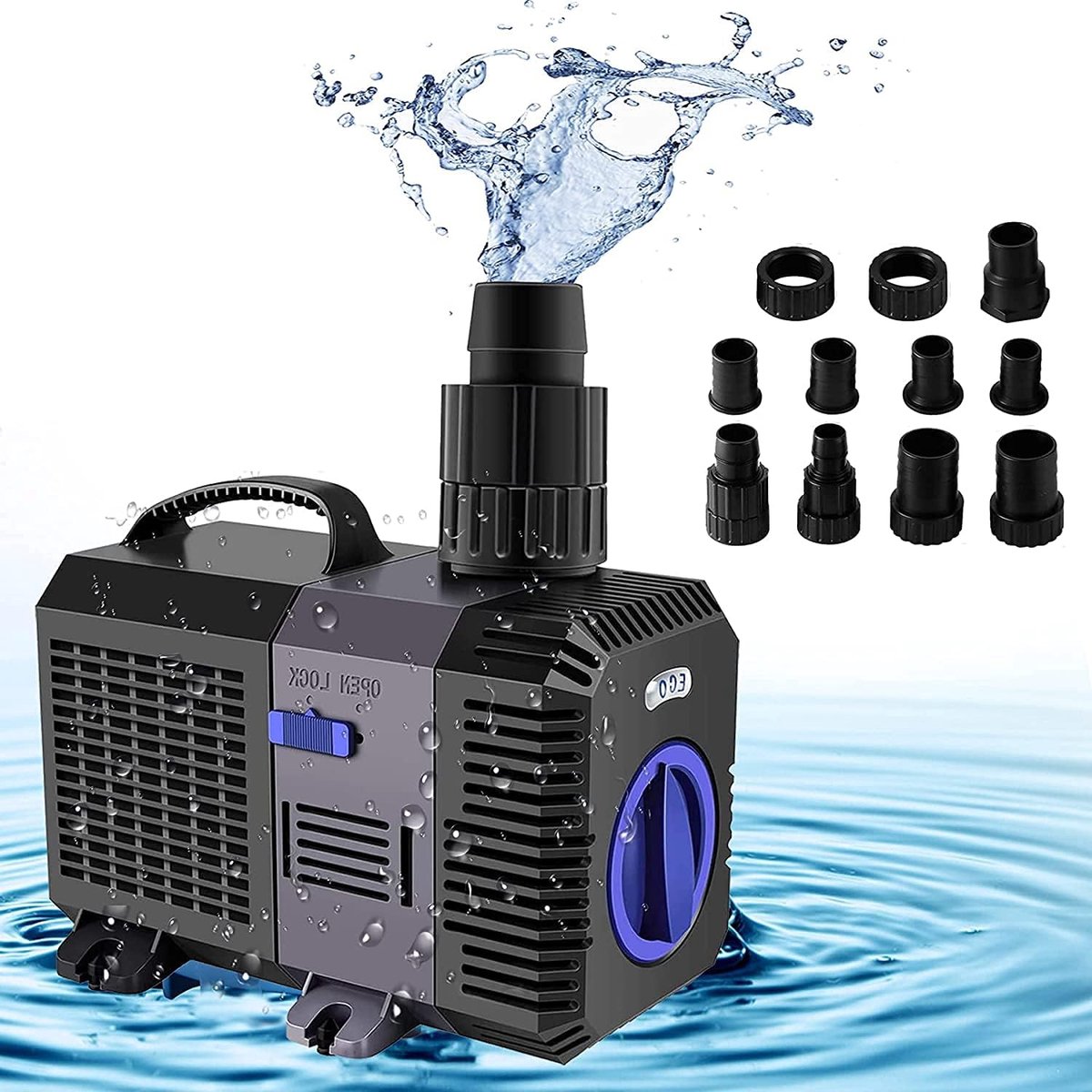 Water Pump Eco Pond Pump Flow Flow Pump Fashionable. 4500 L/H 30W - ShopVlot