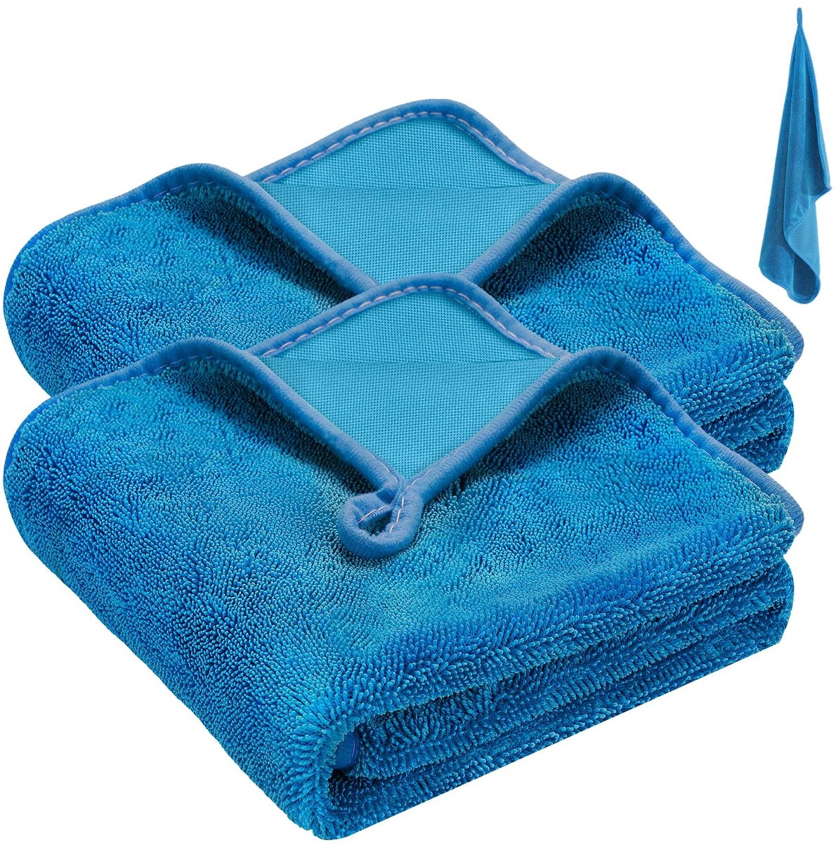 Solidchoice - Auto Droogdoek Blauw voor Snelle Droging