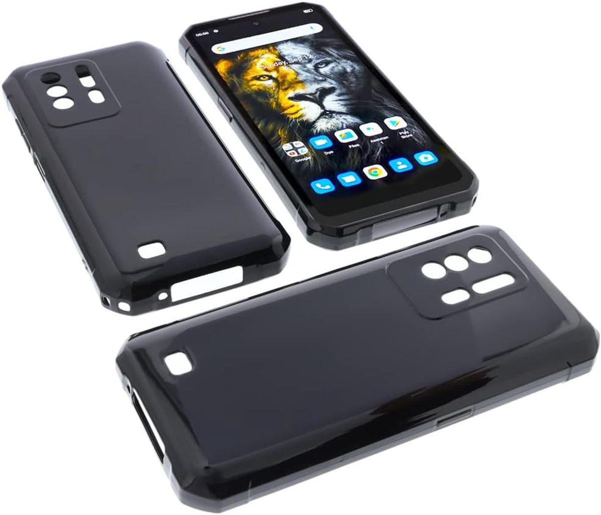 Case Compatible with Oukitel WP17 Rubber TPU Protection Mobile Phone Case Black - ShopVlot