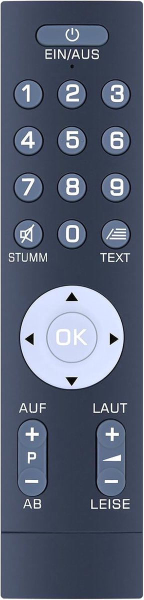 Universele afstandsbediening geschikt voor Technisat 0000/3771 Easy Remote Control Black - ShopVlot