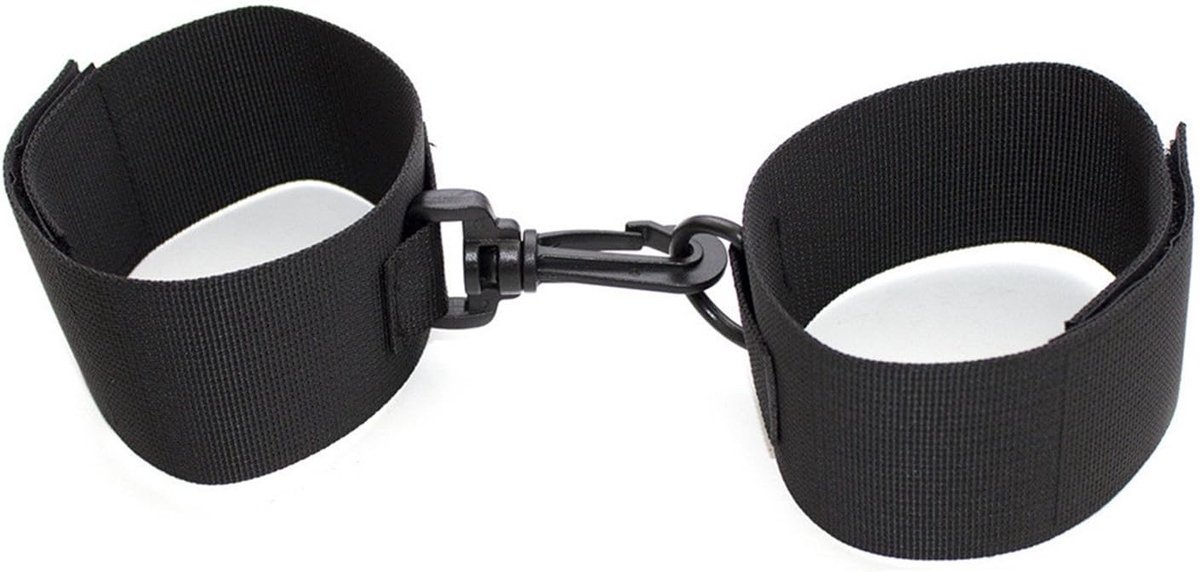 Handboeien/voetboeien, nylon handboeien, voetboeien, verstelbaar, bondage SM seksspeelgoed met plastic haak voor dames - ShopVlot