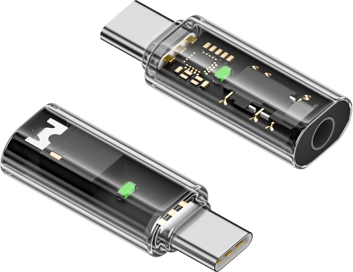 SinLoon USB-C to 3.5mm audio adapter, USB Type-C to AUX headphone jack, DAC-USB-C headphone adapter, suitable for - ShopVlot
