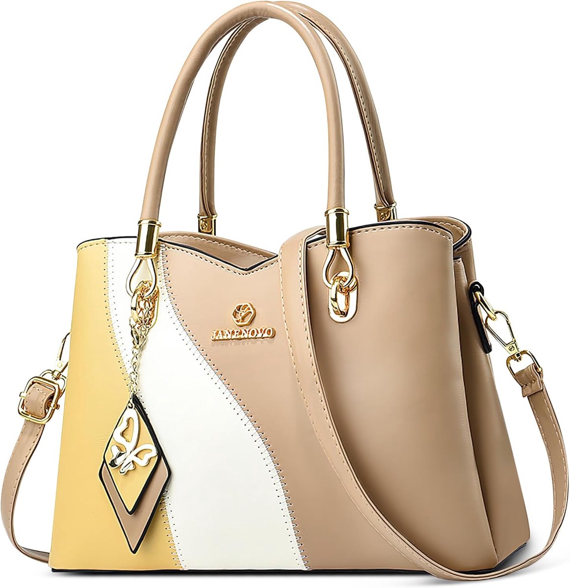 Fashionable Anti-Theft Handbag Women's Elegant Handbag Shoulder Bag Medium Block Color Design Work Travel Office Party - ShopVlot