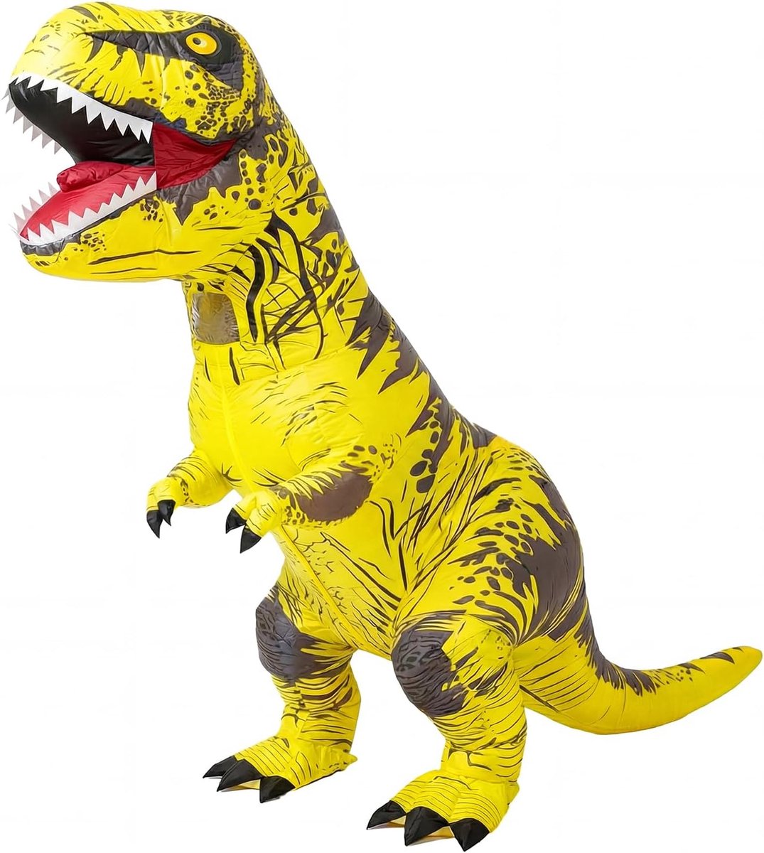 JASHKE Opblaasbaar T-rex Kostuum Opblaasbare Dinosaurus Kostuums voor Volwassenen Opblaasbare Halloween Kostuums - ShopVlot