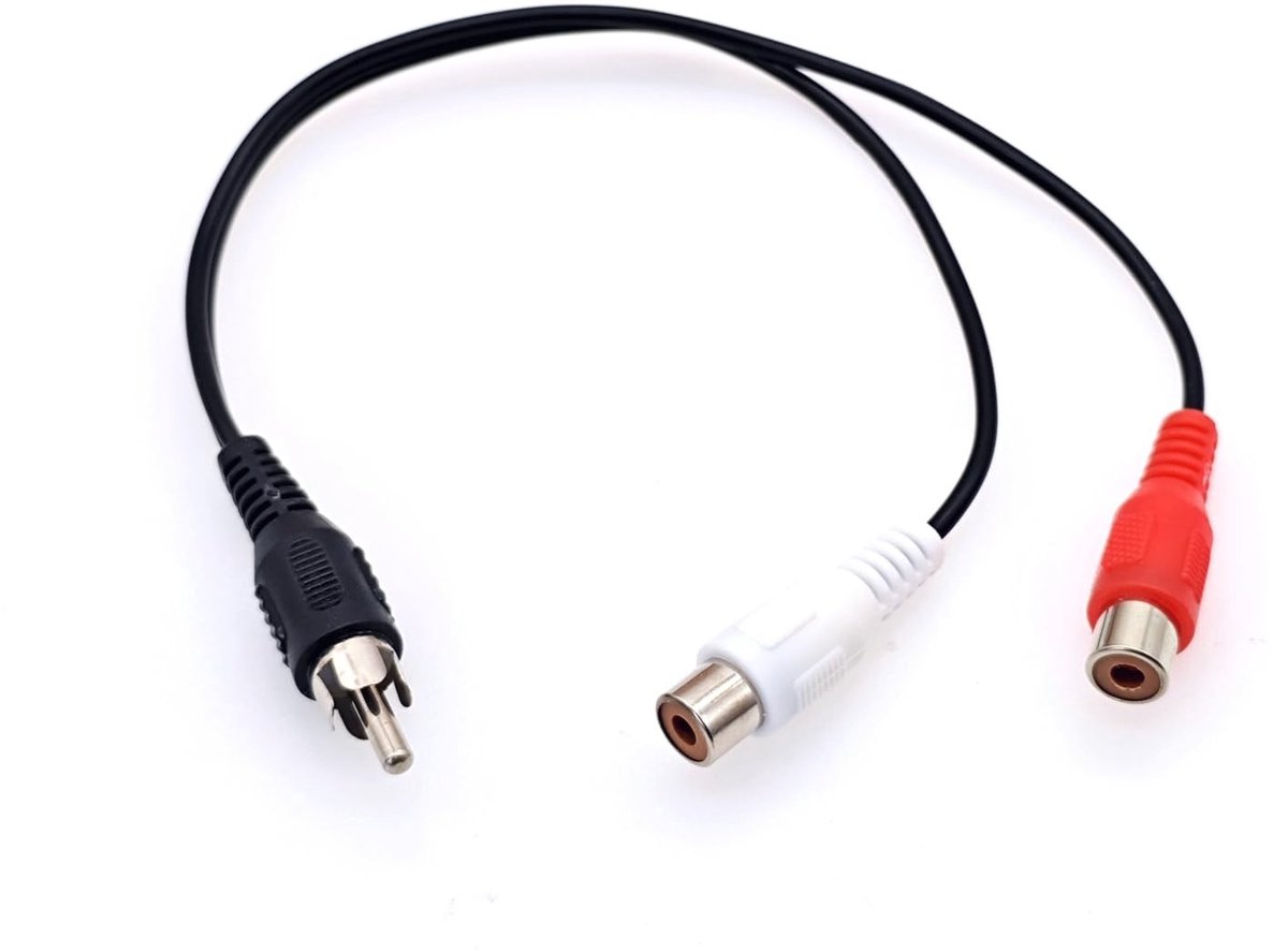 Solidchoice - RCA Y-adapter Splitterkabel 25 cm
