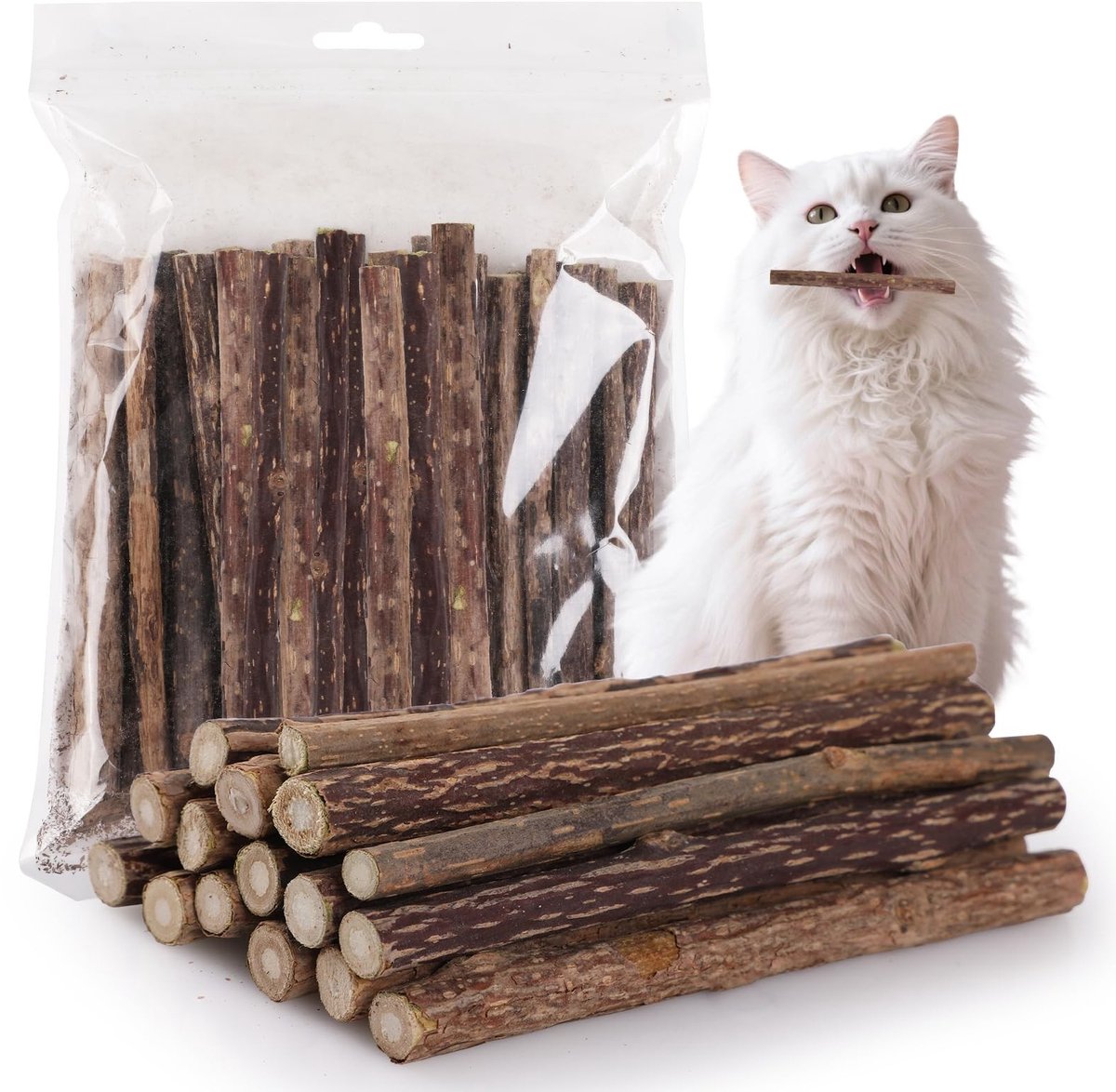 Solidchoice - Set van 30 Natuurlijke Catnip Sticks voor Katten