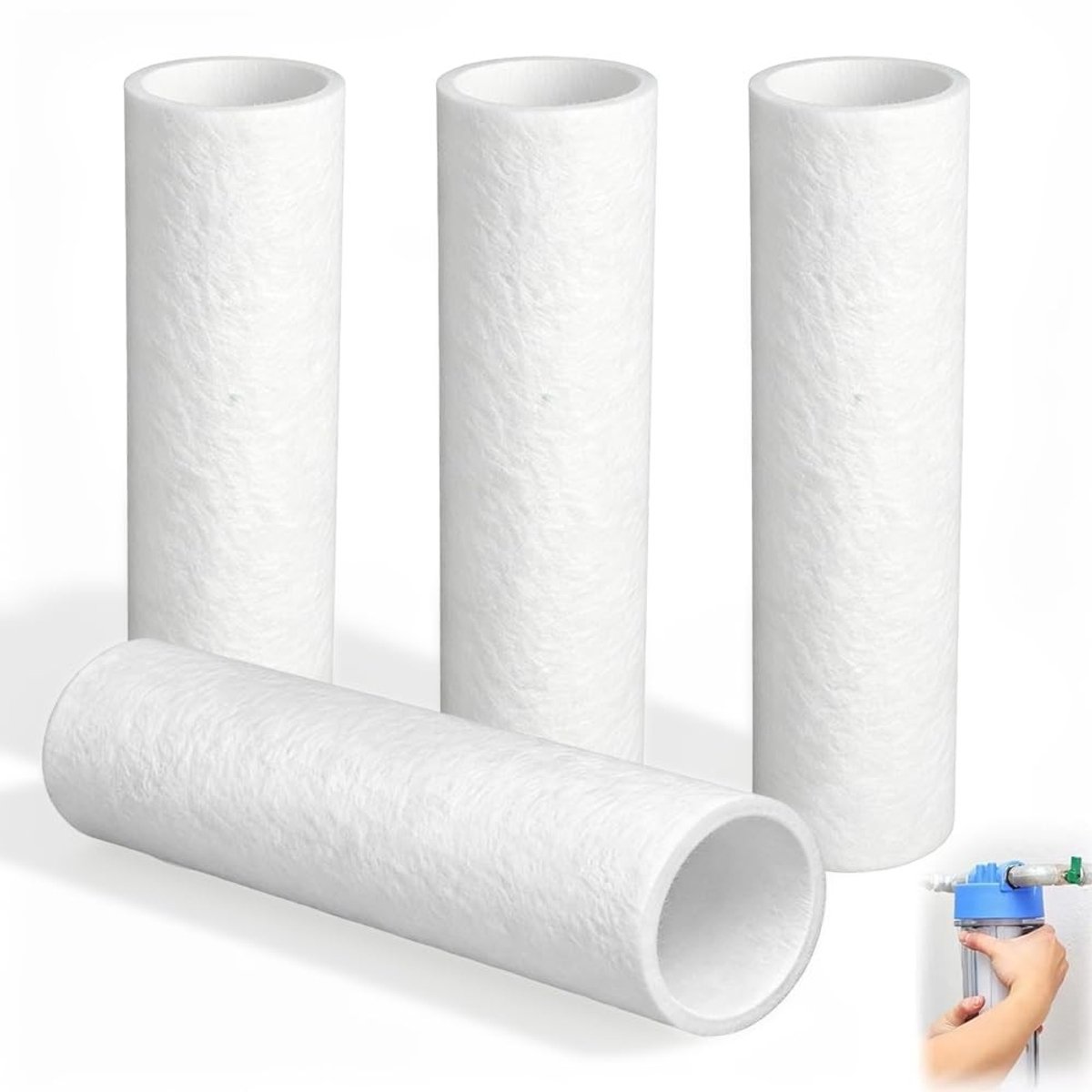 Solidchoice - 4 Stuks Sedimentfilters voor Omgekeerde Osmose Systemen