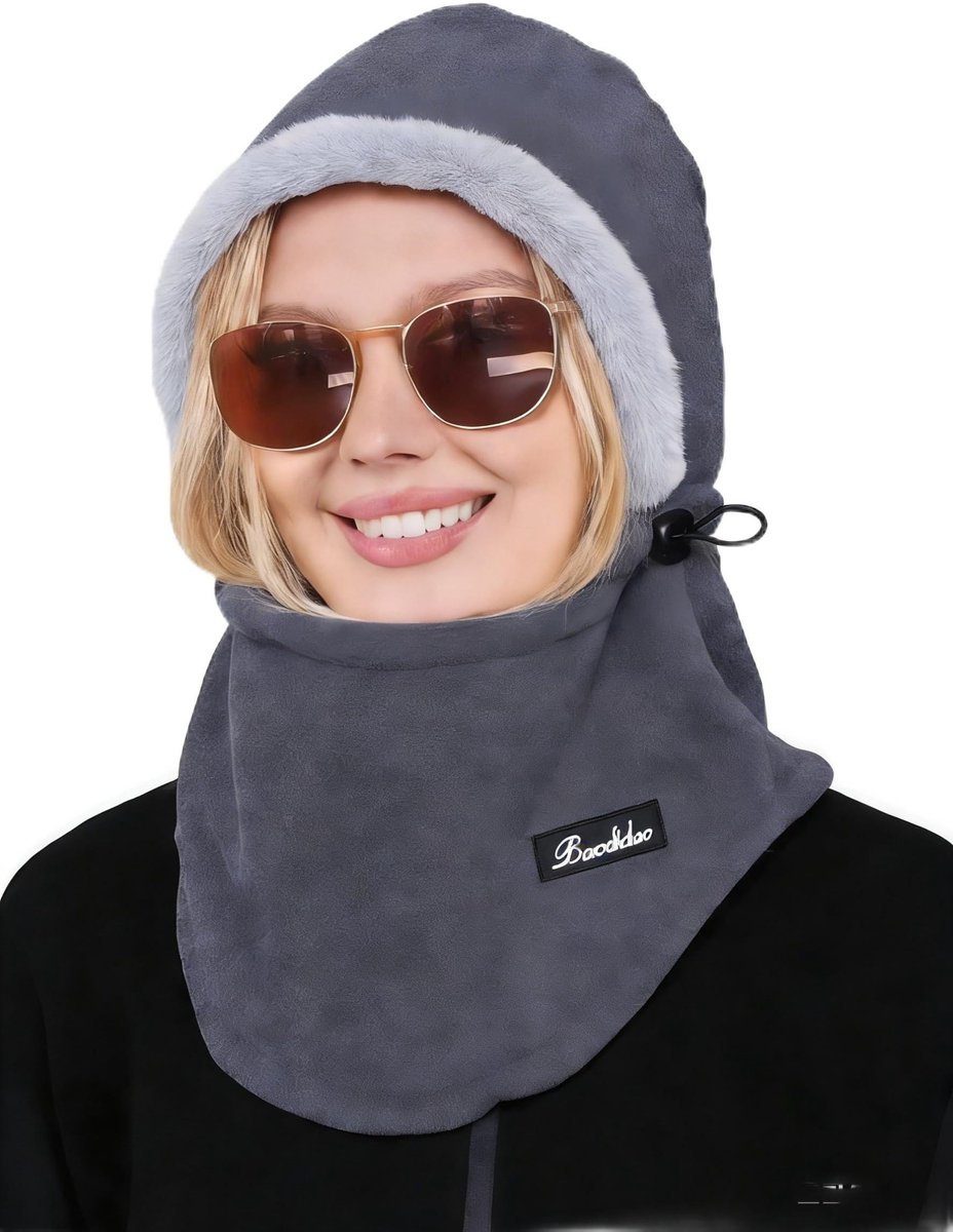 Solidchoice - Winterse Fleece Balaclava, Warm en Winddicht