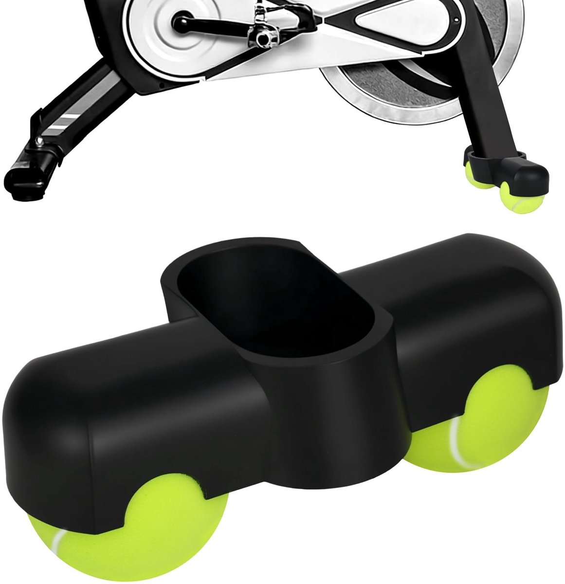 Solidchoice - Rocker Plate Adapter voor Indoor Fietsen met Tennisballen