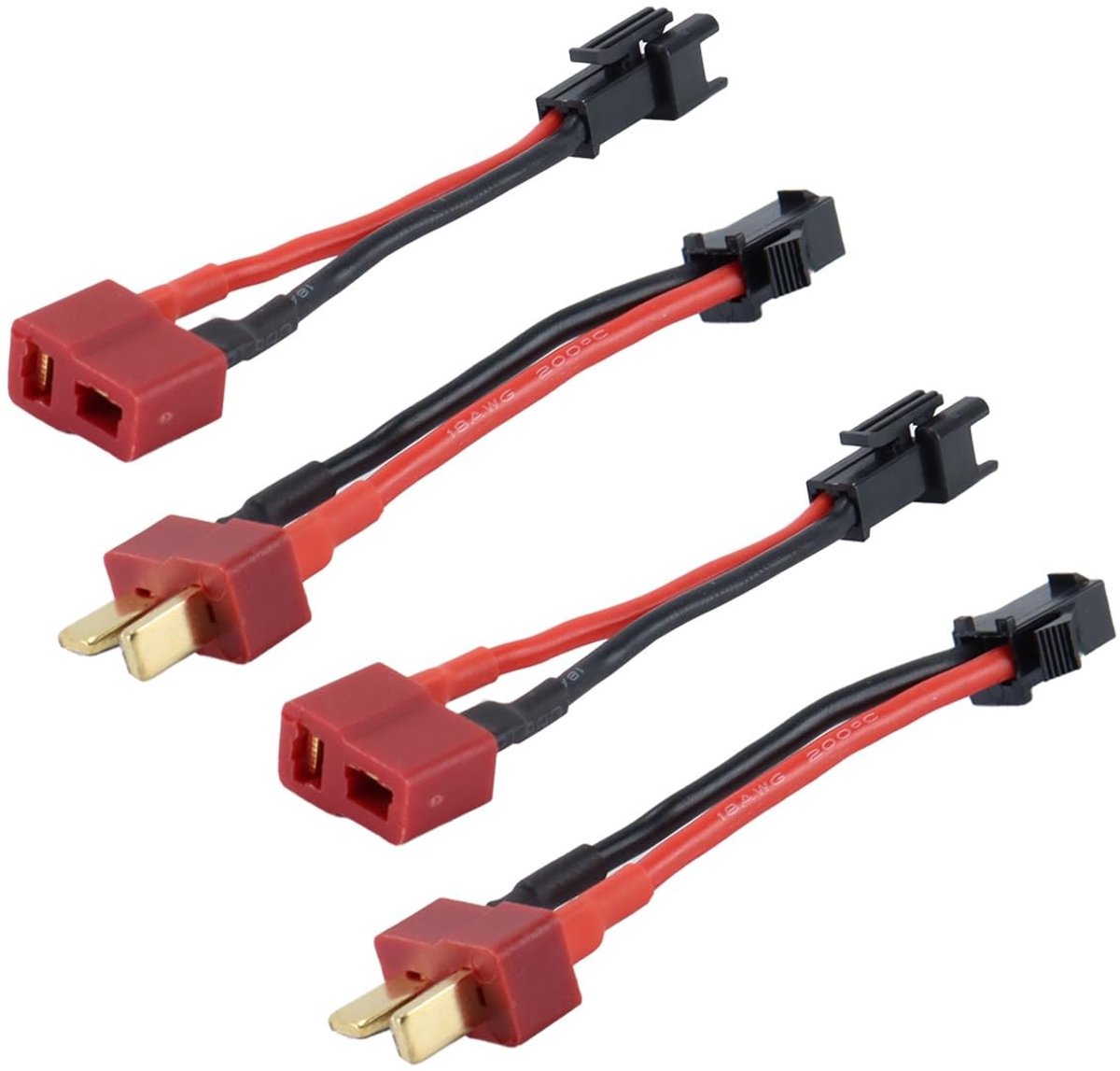 Solidchoice - 2 Paar SM-2P naar T-Adapter Connectors