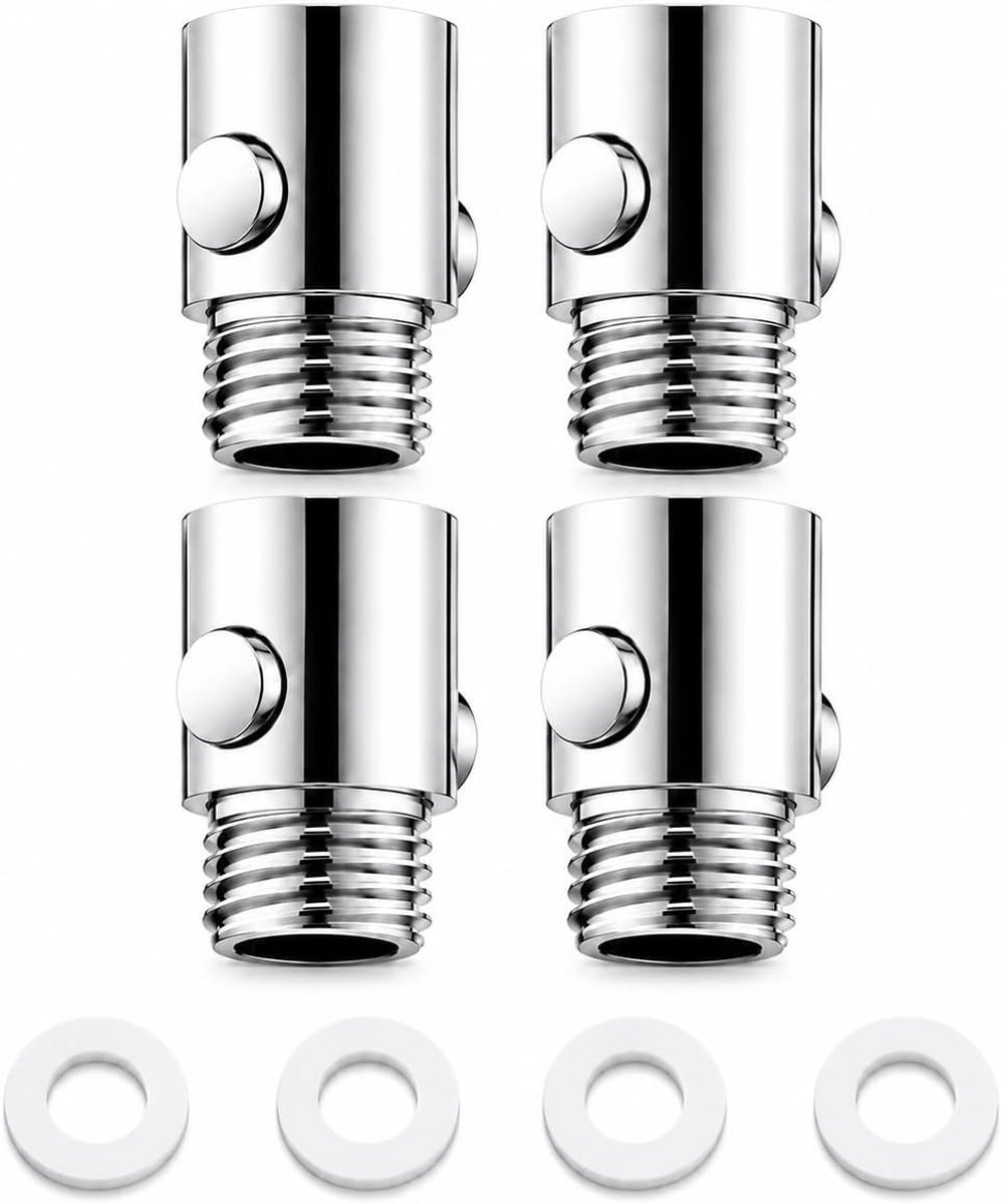 Doucheafsluitklep - 4 stuks - doorstroombegrenzer - waterstroomregeling voor handdouche - ShopVlot