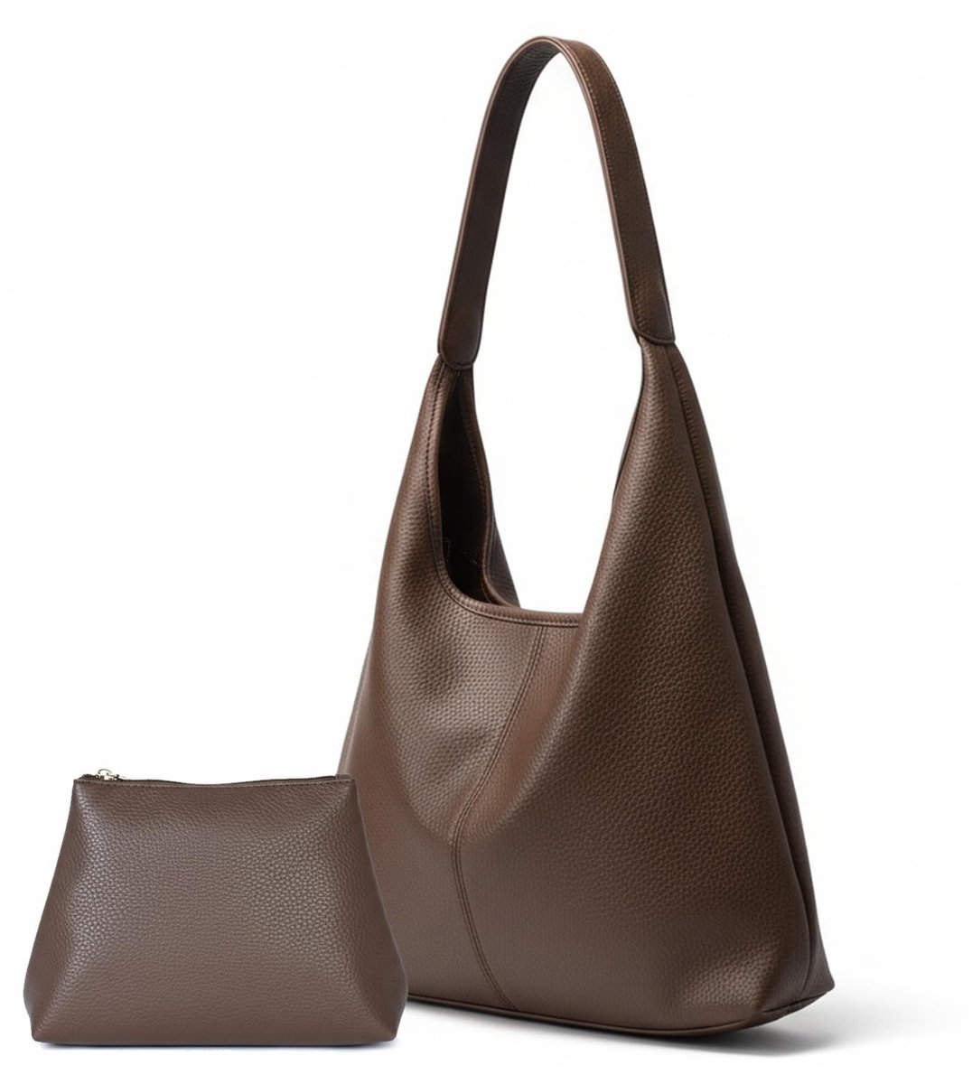 Solidchoice - Dames Vintage Handtas, Elegante PU Leren Schoudertas