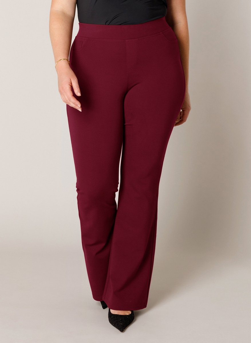 BASE LEVEL CURVY Allie Tregging - Wine Red - maat X-0(44)