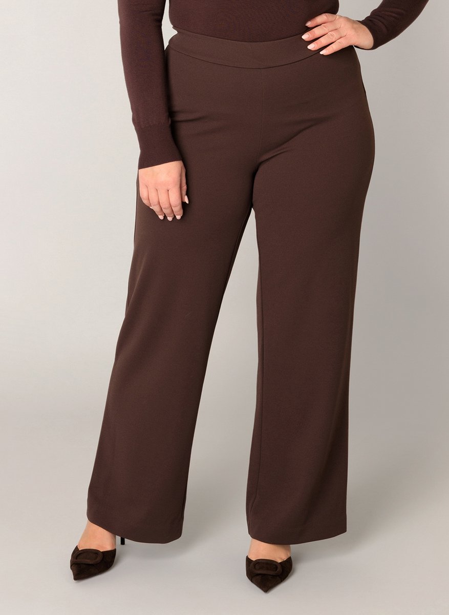 BASE LEVEL CURVY Arah Broek - Brown - maat W4(54/56) / L30
