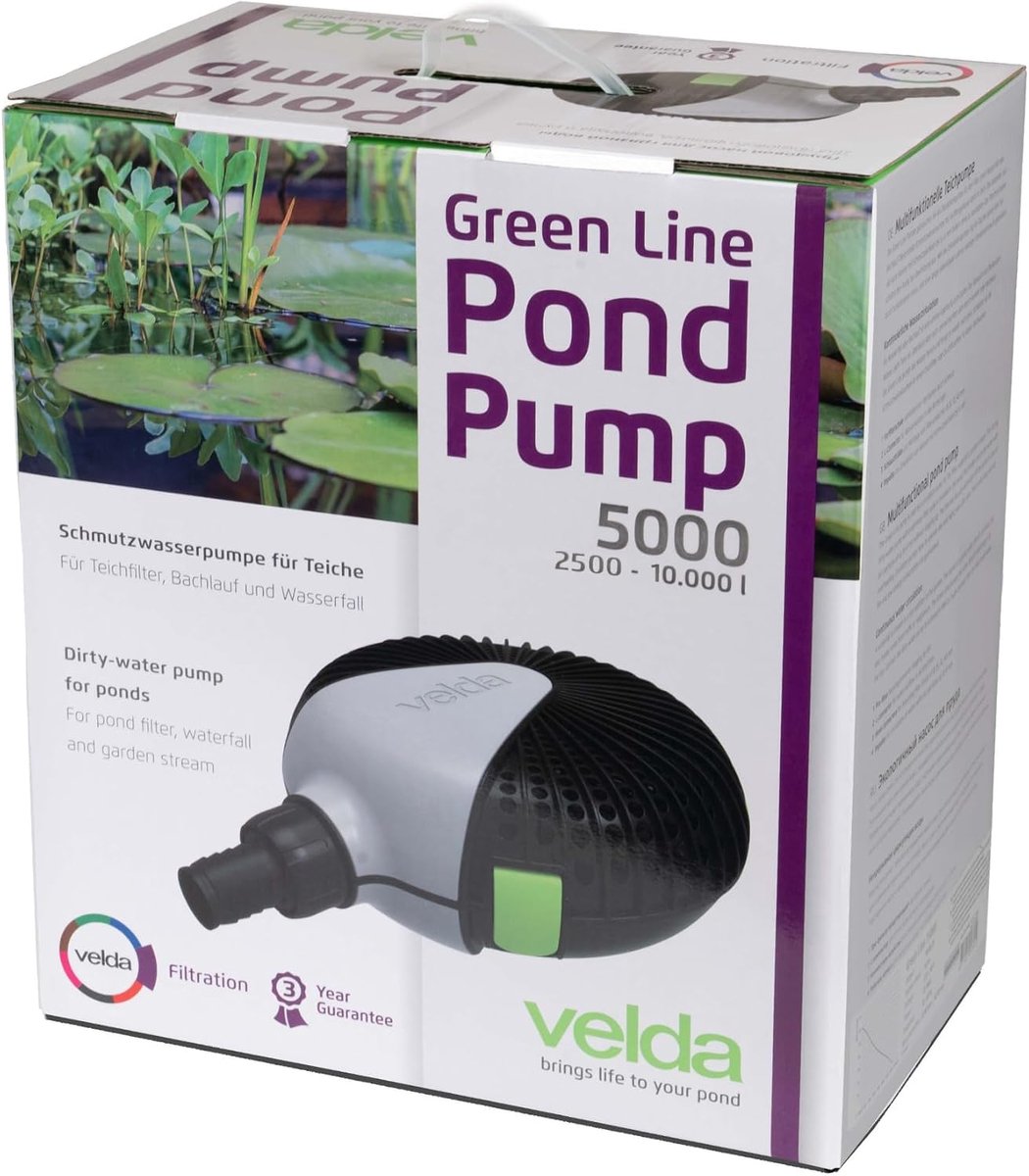 Afvoerpomp 20000 - 7 meter - 200 watt - ideaal voor vuil water - ShopVlot