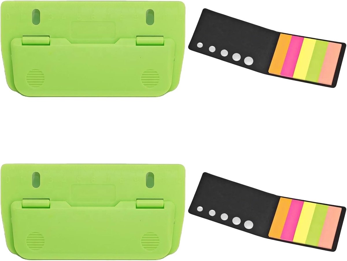 Mini Perforator Set - Blauw - Compact - Kunststof - Voor School en Kantoor