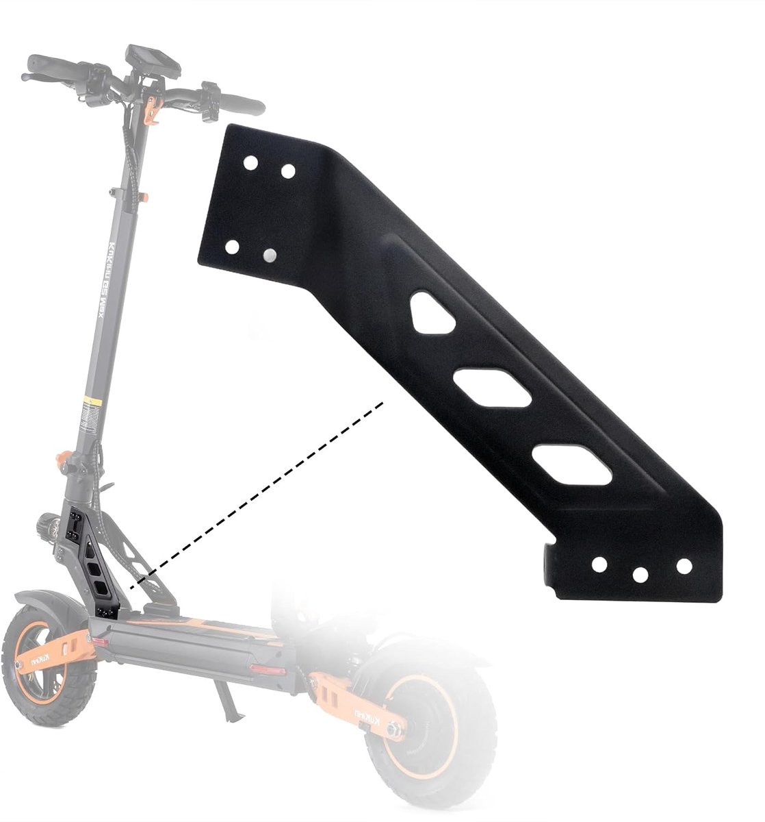 Left side cross mounting, compatible with KuKirin G2 Max electric scooter, structure accessories of the cross bridge - ShopVlot