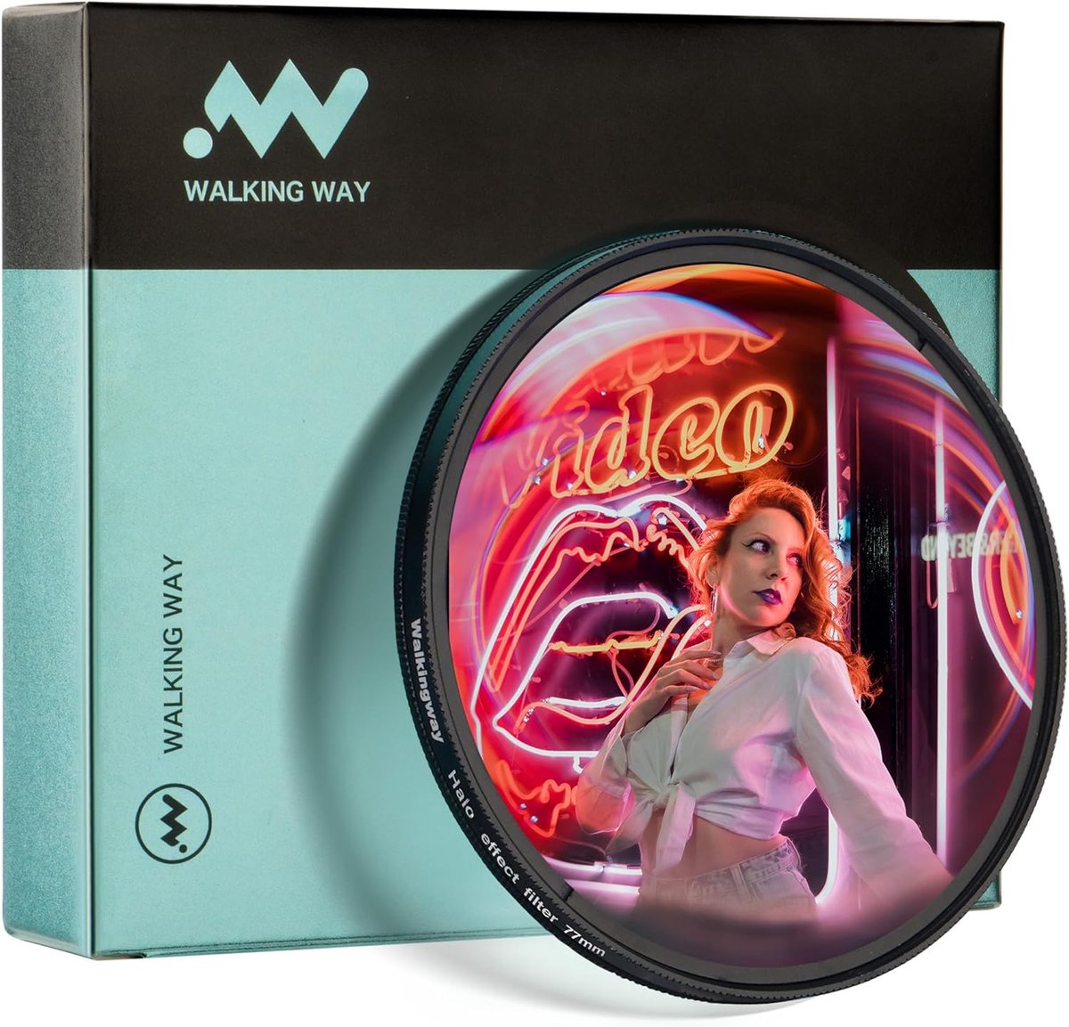 Walking Way Halo Effect Prism Lens Filter 58mm - Vertebra Distortion Special Effect Filter with Tunnel Vision - ShopVlot